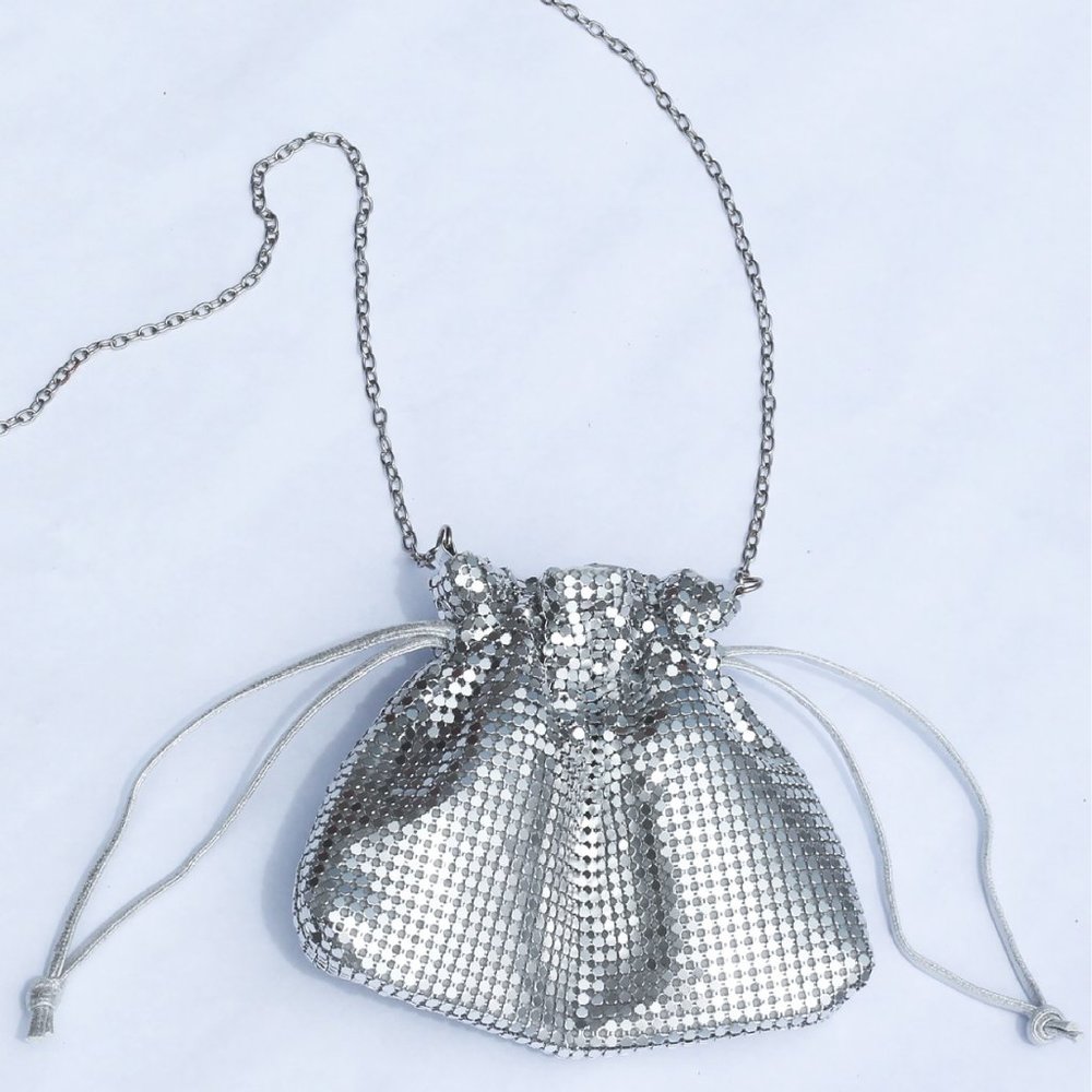Metallic Bucket Bag